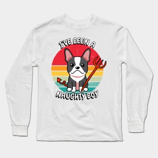 ive been a naughty boy - french bulldog Long Sleeve T-Shirt